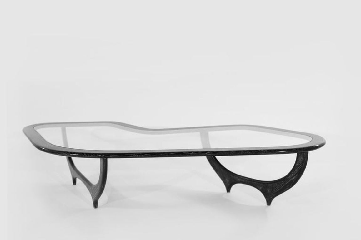 Contour Coffee Table in Black Ceruse - Thumbnail 2