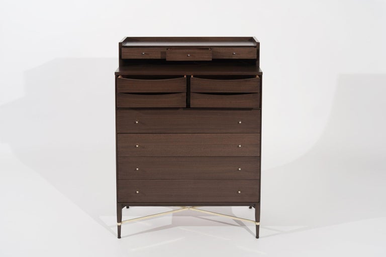 Paul McCobb Gentleman's Chest of Drawers in Mahogany, circa 1950s