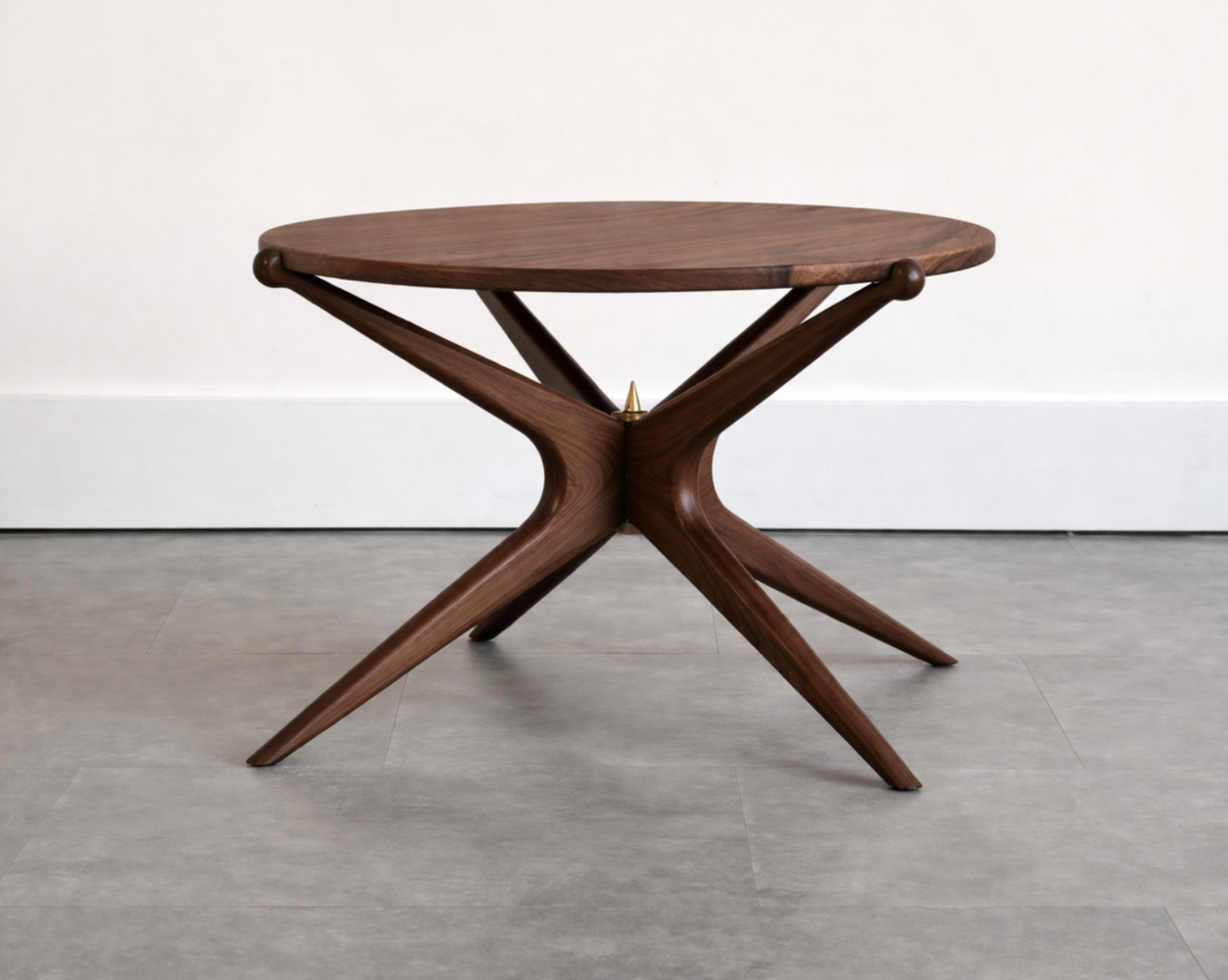 Gazelle End Table in Natural Walnut Petite