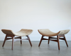 Curved Walnut Stools by Mel Abitz, C. 1960s