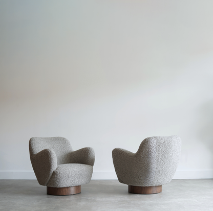 Kagan-Dreyfuss Swivel Chairs, Model 100A, by Vladimir Kagan, C. 1960s