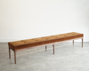 Linear Bench in Special Walnut Series 96