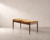 Wave II Bench — Dark Walnut Floor Sample | Ready to Ship
