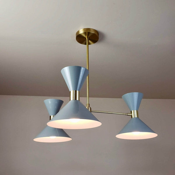 Monarch 3-Arm (Natural Brass/Dove)