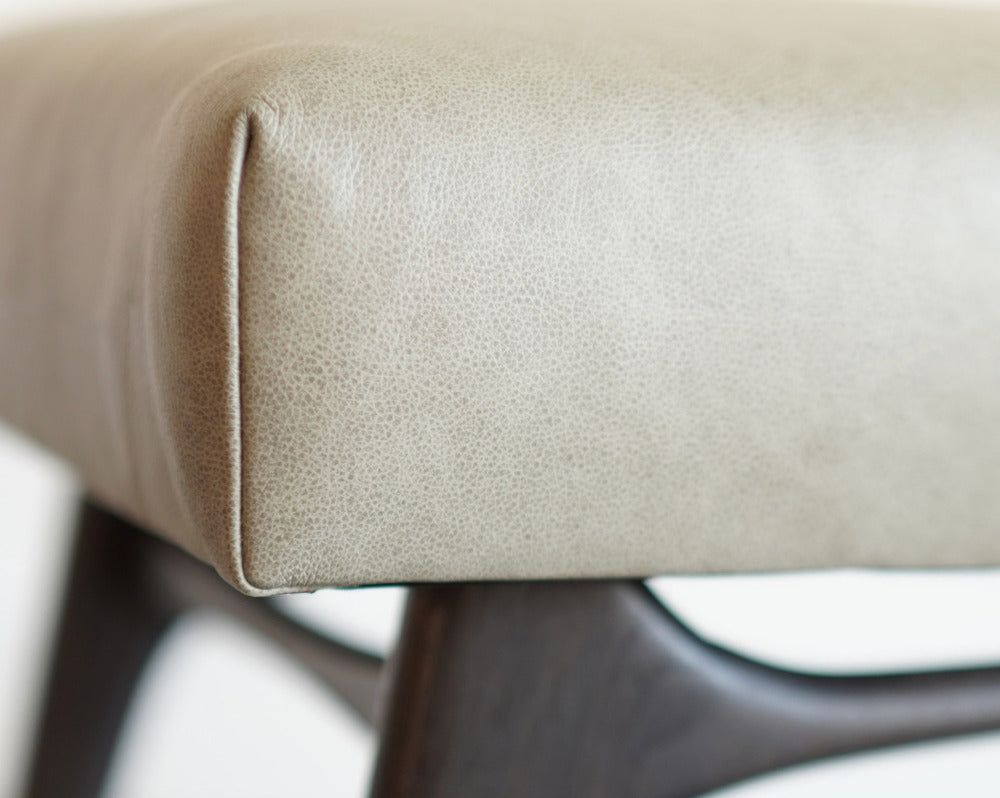 Sculptural ICO Bench Series 36 in Espresso Walnut