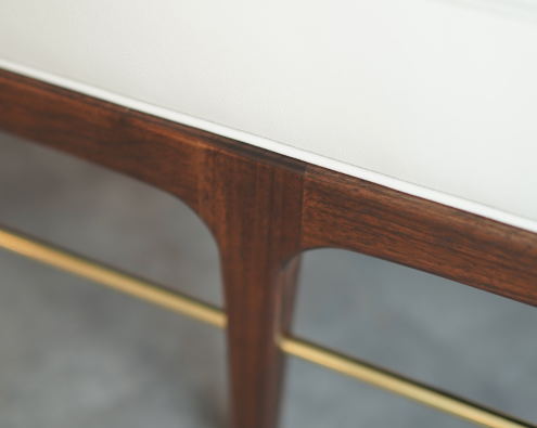 Linear Daybed – Double Bolster in Special Walnut Series 72