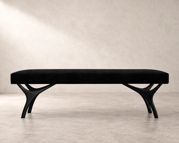 Crescent Bench Series 60 in Blackout Oak