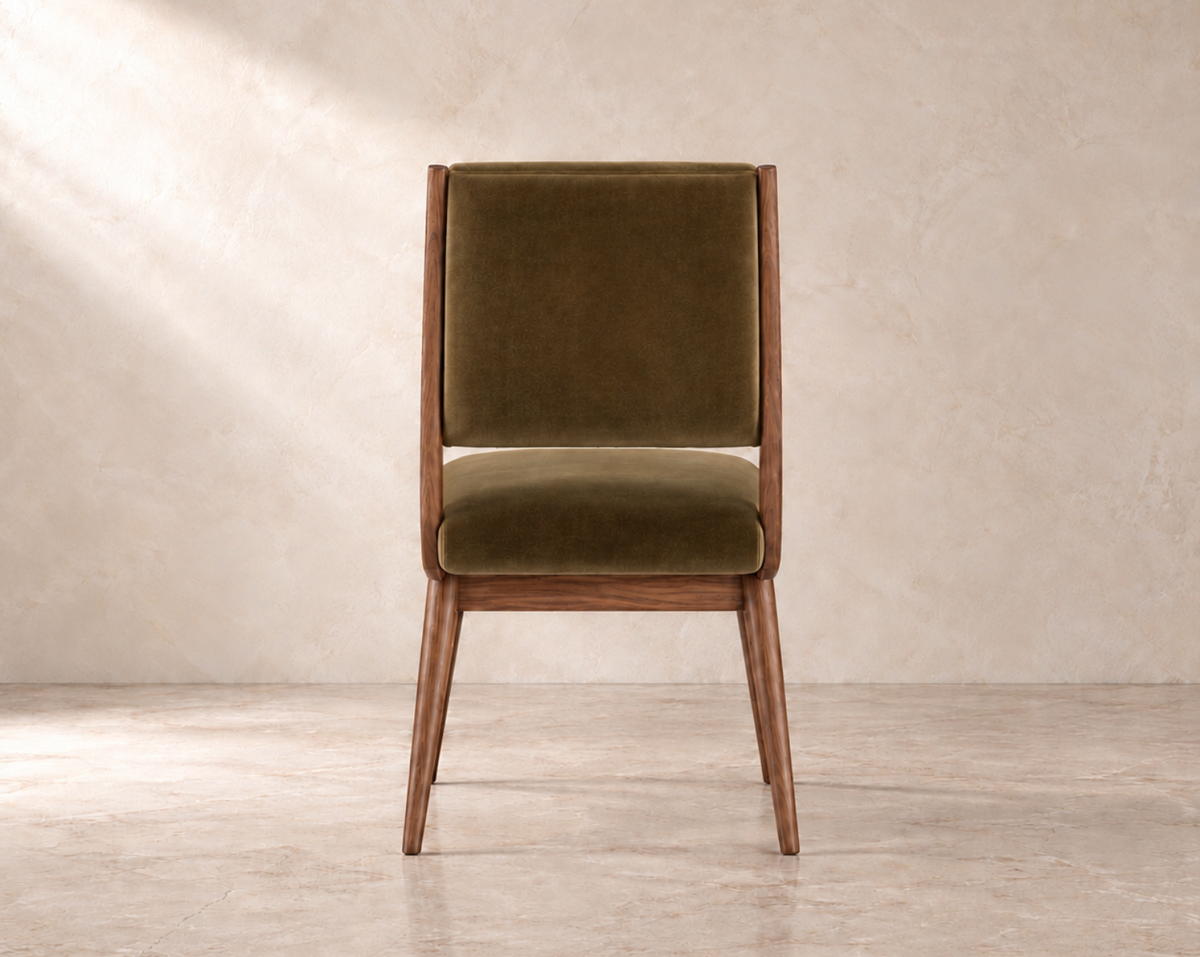 Parisiano Dining Chair in Natural Walnut