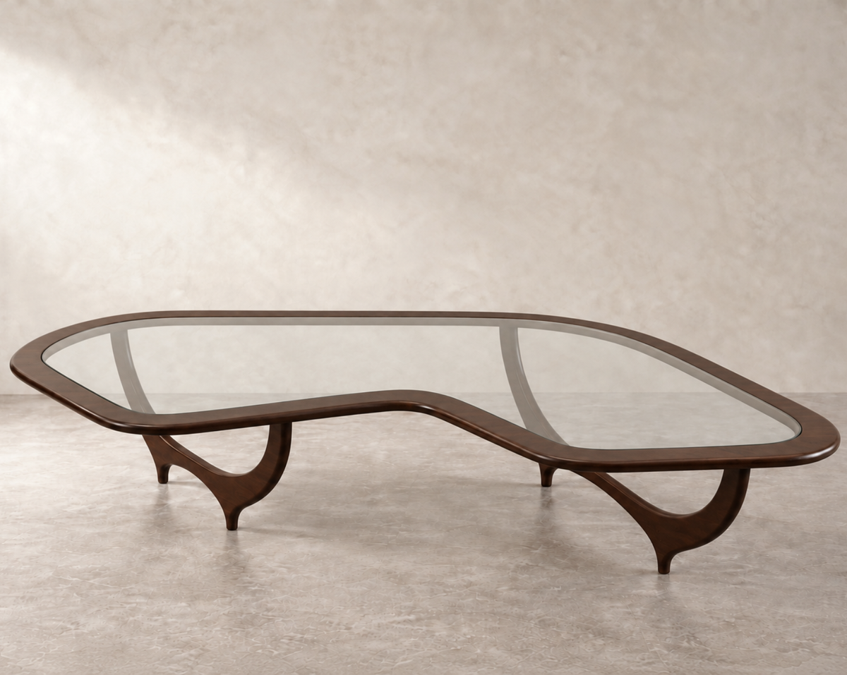 Contour Coffee Table — Special Walnut Floor Sample | Ready to Ship