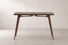 ICO Console Table — Dark Walnut Floor Sample | Ready to Ship