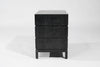 Stacked Nightstands in Black Ceruse