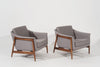 Set of Teak Lounge Chairs by Folke Ohlsson for Dux, Sweden, circa 1950s