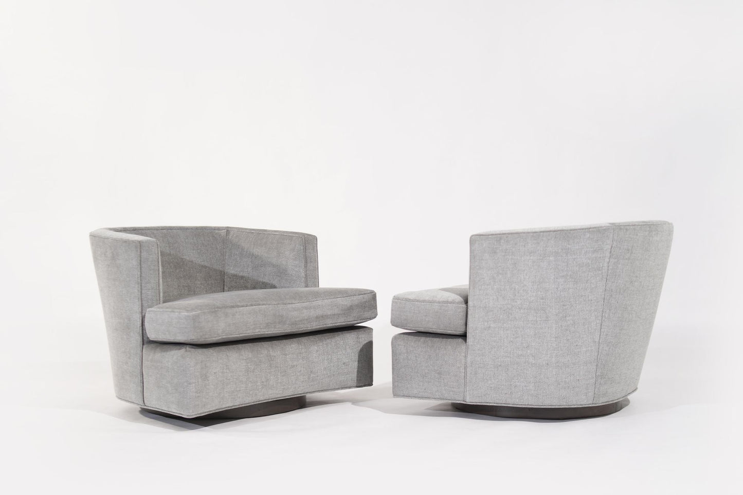 Set of Low-Profile Swivel Chairs by Harvey Probber, C. 1950s