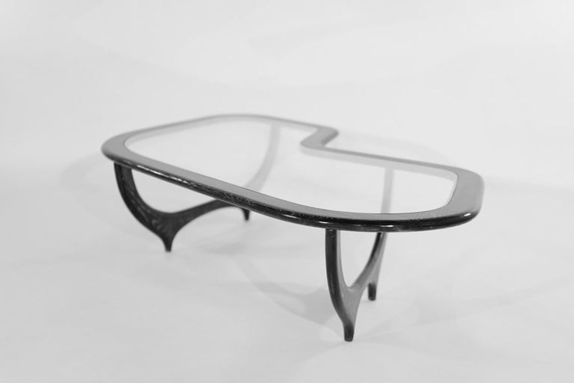 Contour Coffee Table in Black Ceruse - Thumbnail 5