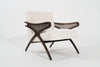 Mid-Century Modern Butterfly Lounge Chair in Mohair, circa 1960s