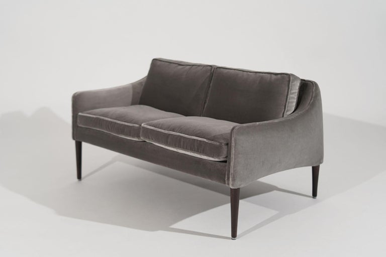 Organic Loveseat on Rosewood Legs by Hans Olsen, Denmark, C. 1960s