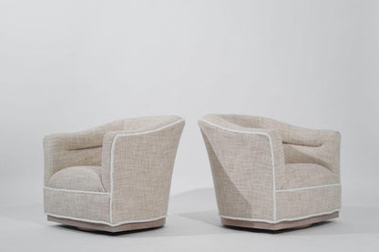 Scandinavian-Modern Swivel Chairs, Sweden, C. 1950s
