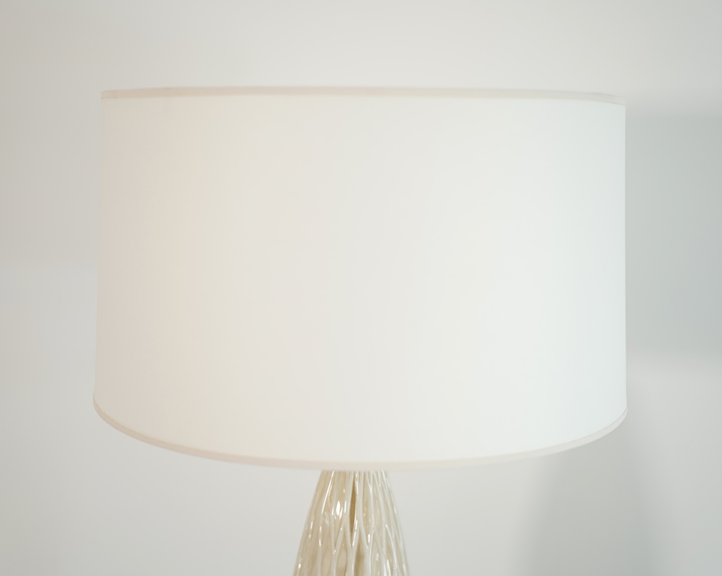 Pair of Murano Glass Table Lamps on Walnut Bases, Italy, 1960s