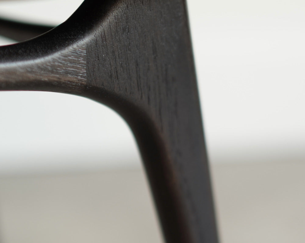 Sculptural ICO Bench Series 36 in Espresso Walnut