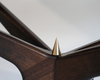 Gazelle Console Table in Espresso Walnut Series 48