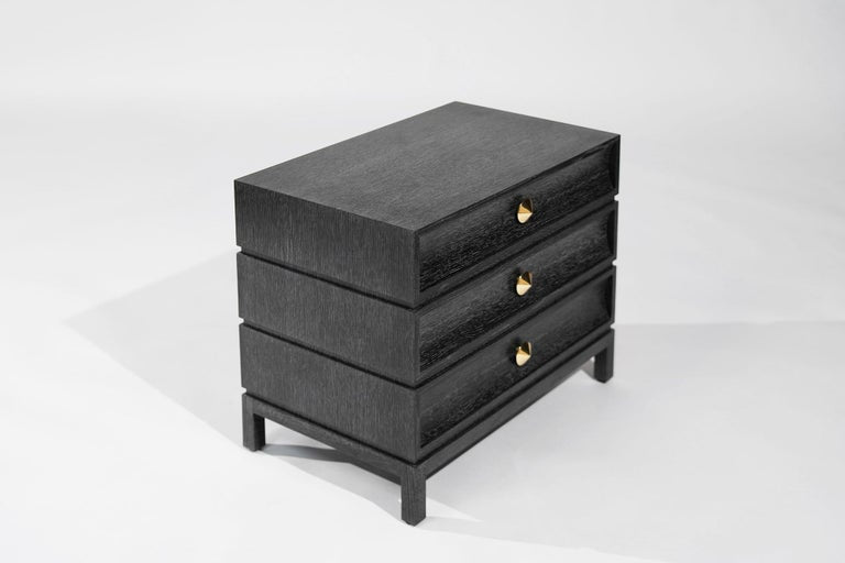 Stacked Nightstands in Black Ceruse