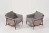Set of Teak Lounge Chairs by Folke Ohlsson for Dux, Sweden, circa 1950s