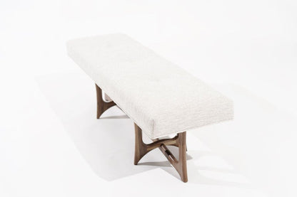 Forma Bench in Natural Walnut