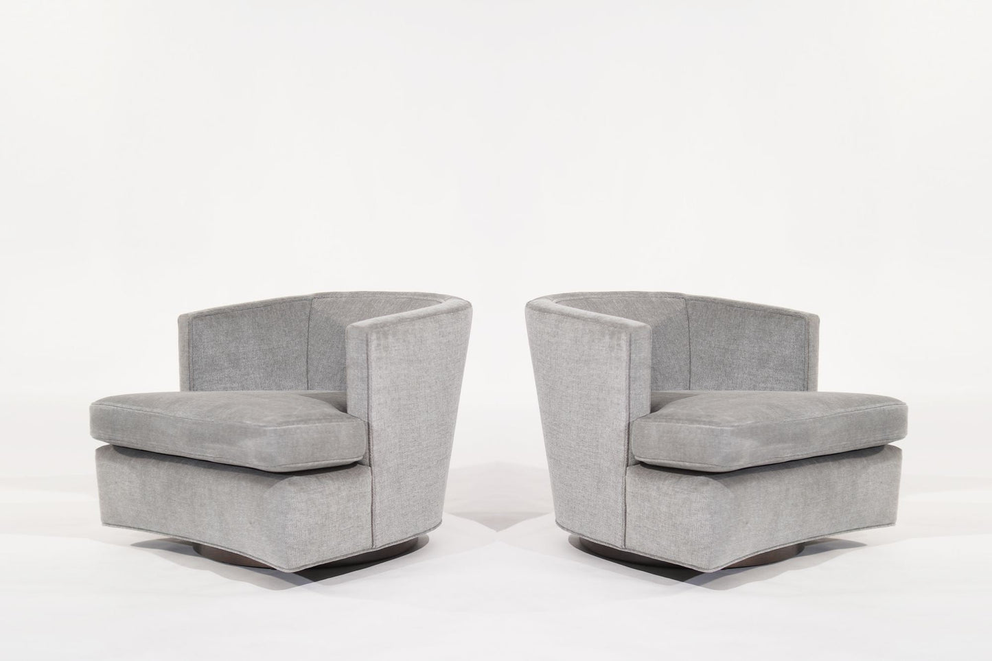 Set of Low-Profile Swivel Chairs by Harvey Probber, C. 1950s