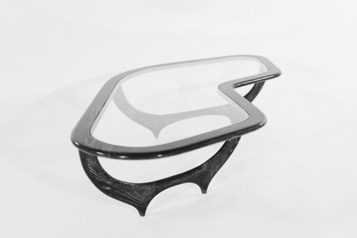 Contour Coffee Table in Black Ceruse