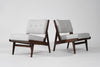 Rare Slipper Chairs by Jens Risom for Risom, Inc. C. 1950s