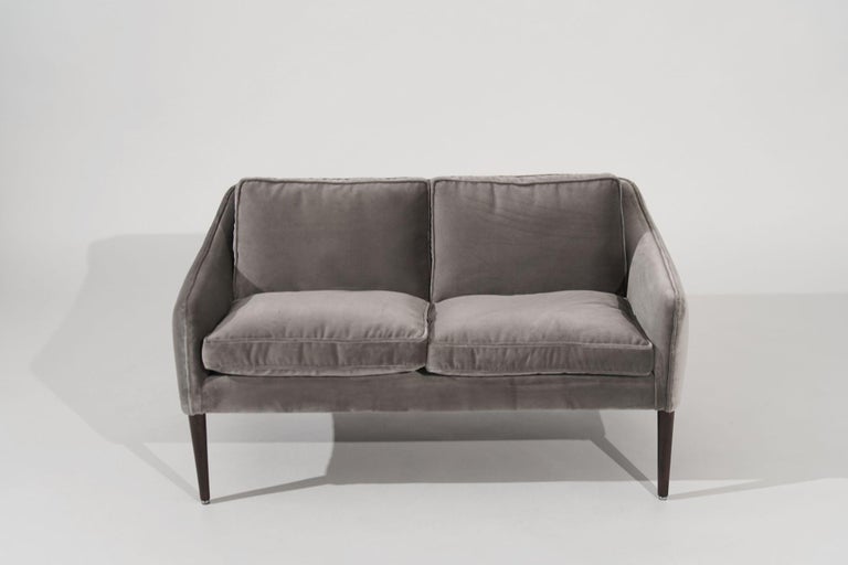 Organic Loveseat on Rosewood Legs by Hans Olsen, Denmark, C. 1960s