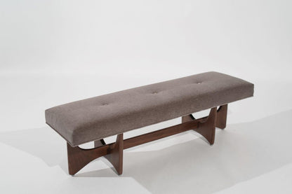 Artisanal Bench in Special Walnut