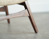Curved Walnut Stools by Mel Abitz, C. 1960s