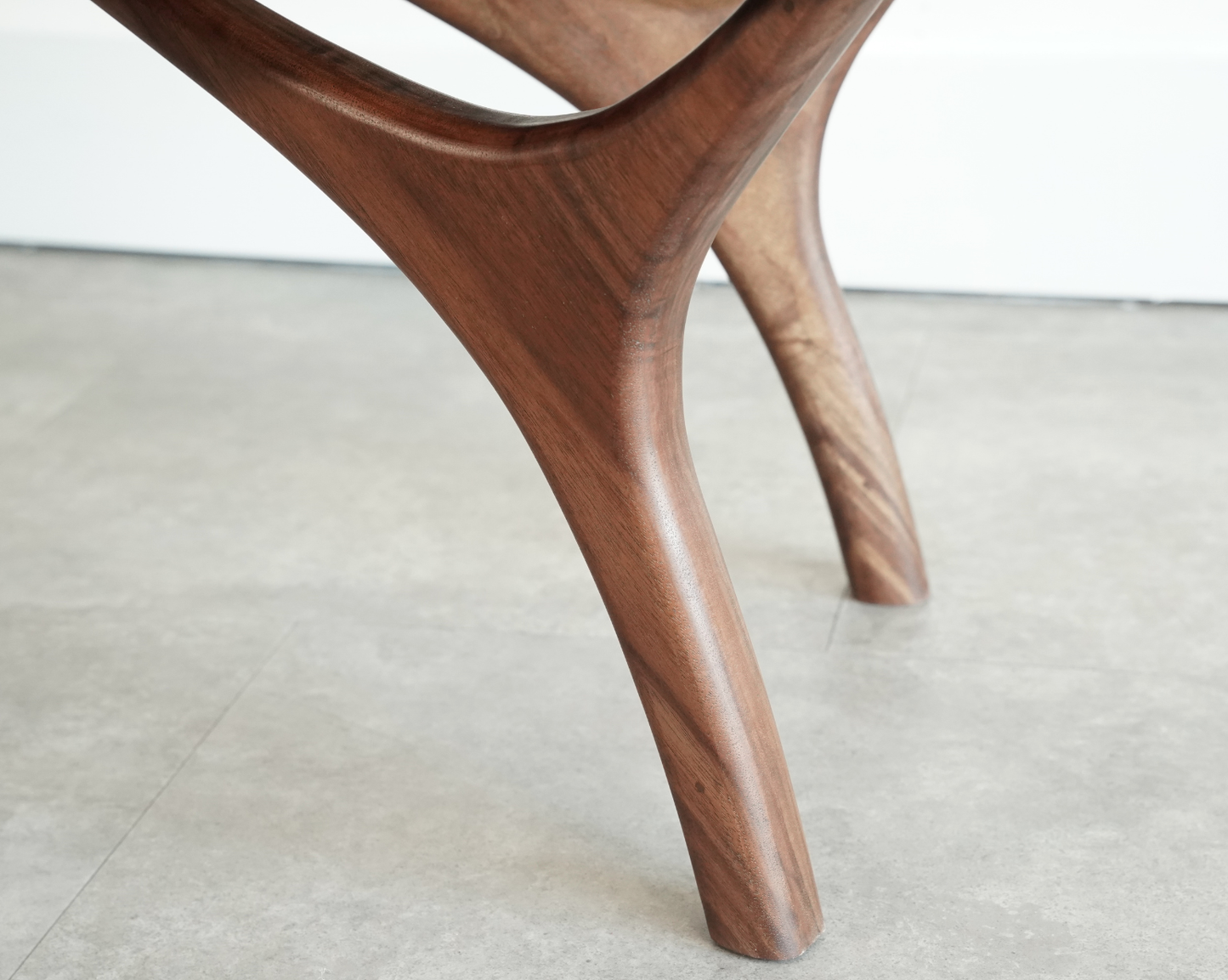 Crescent Bench Series 60 in Natural Walnut