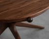 Gazelle End Table in Natural Walnut Petite