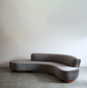 Serpentine Sofa by Vladimir Kagan in Mohair, Model 150BS, 2000s