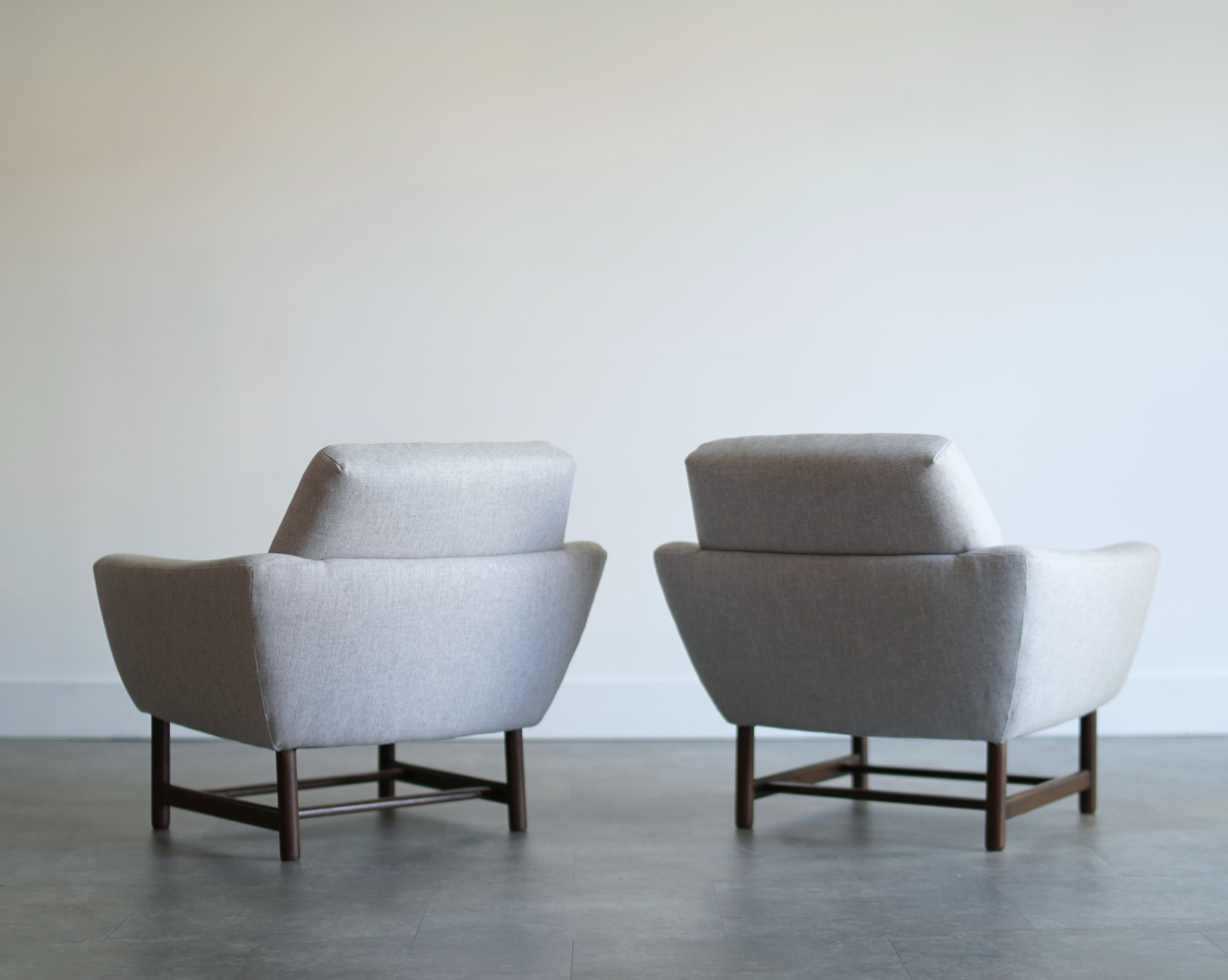 Set of 1960s Fredrik Kayser Modern Modern Lounge Chairs, Model 880