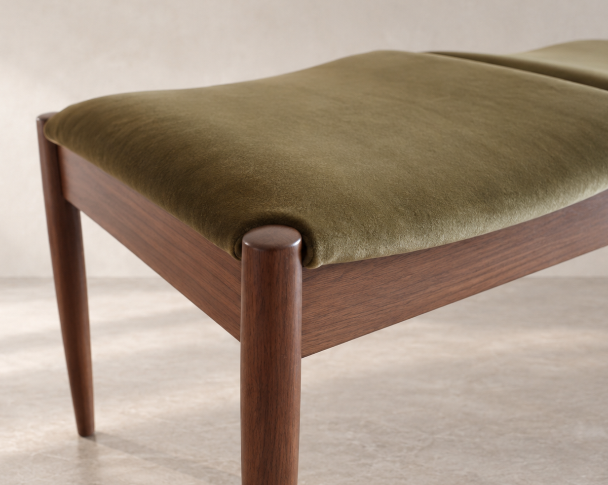 Wave IV Bench — Special Walnut Floor Sample | Ready to Ship