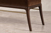 Sabre Leg Bench Series 60 in Dark Walnut