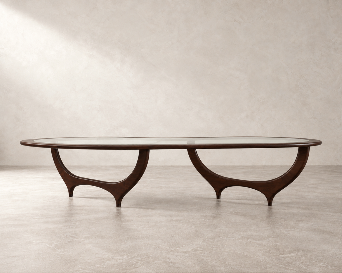 Contour Coffee Table — Special Walnut Floor Sample | Ready to Ship