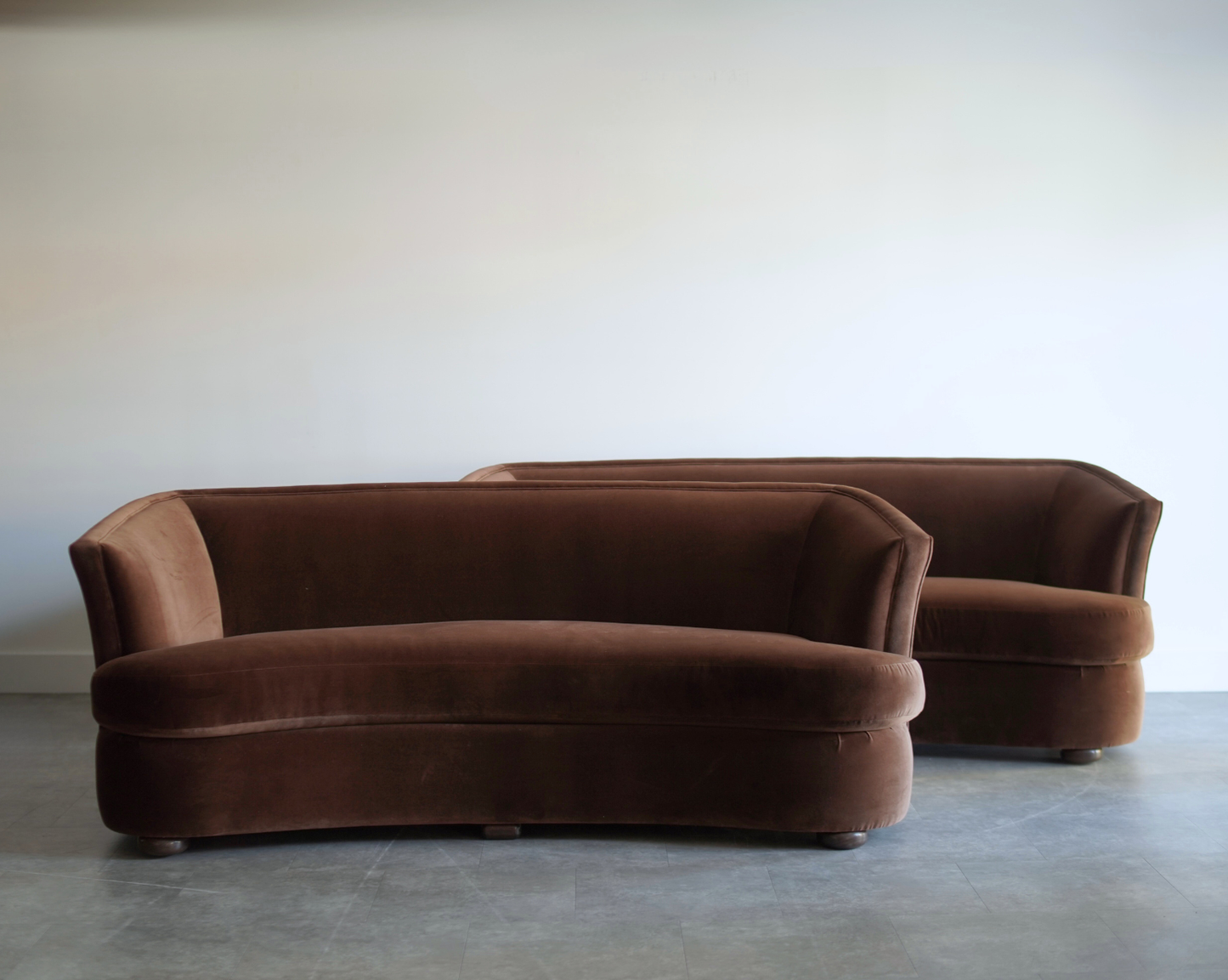 Set of Two Swedish Cabinet-Maker Sofas, Circa 1960s