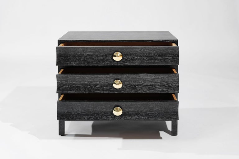 Stacked Nightstands in Black Ceruse
