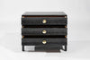Stacked Nightstands in Black Ceruse