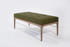 Linear Bench in Natural Walnut Series 48 by Stamford Modern