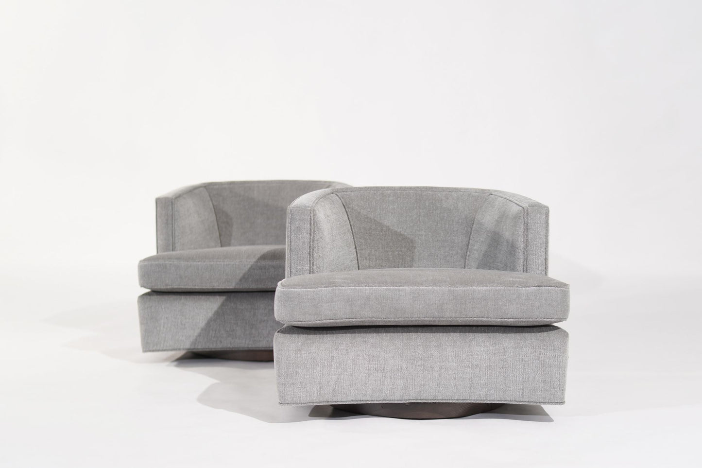 Set of Low-Profile Swivel Chairs by Harvey Probber, C. 1950s