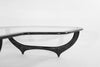 Contour Coffee Table in Black Ceruse