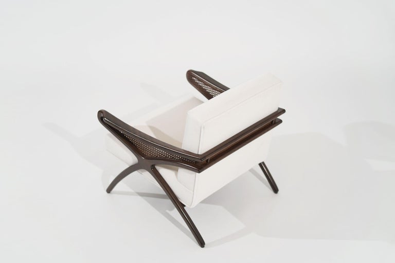 Mid-Century Modern Butterfly Lounge Chair in Mohair, circa 1960s