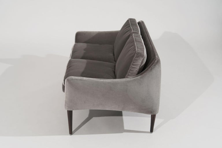 Organic Loveseat on Rosewood Legs by Hans Olsen, Denmark, C. 1960s