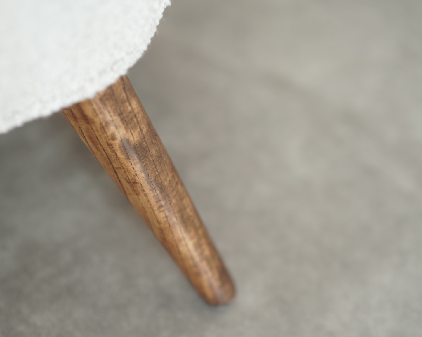 Wingback Lounge Chairs in Bouclé, Denmark, C. 1950s