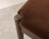 Wave Stool — Espresso Walnut Floor Sample | Ready to Ship